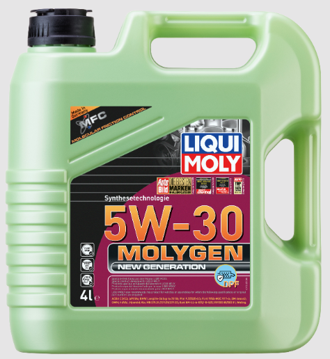 Envase de aceite LIQUI MOLY LIQUI MOLY MOLYGEN 5W30 DPF FULL SINTETICO - GL 4LT grado 5W30 - Lubricentro Piloto